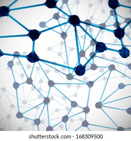 molecular structure, abstract background