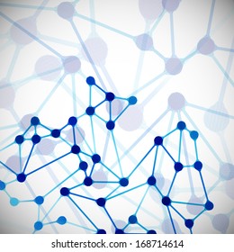 molecular structure, abstract background