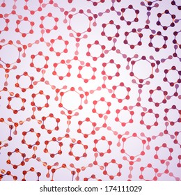 molecular structure, abstract background