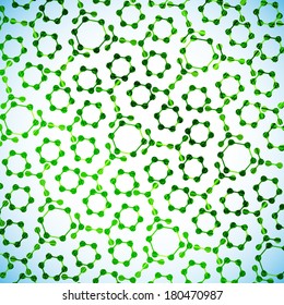 molecular structure, abstract background