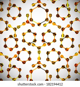 molecular structure, abstract background