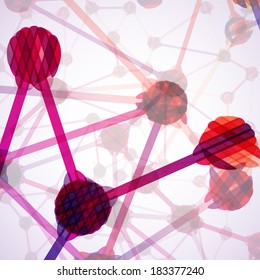 molecular structure, abstract background