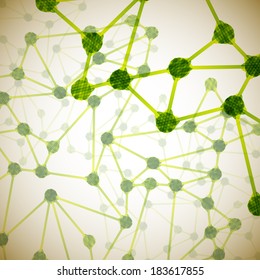 molecular structure, abstract background