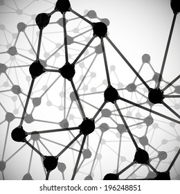 molecular structure, abstract background