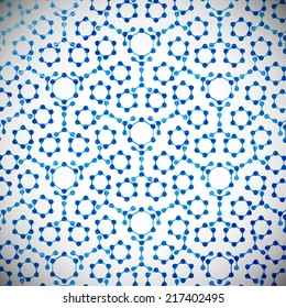 molecular structure, abstract background