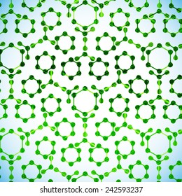 molecular structure, abstract background