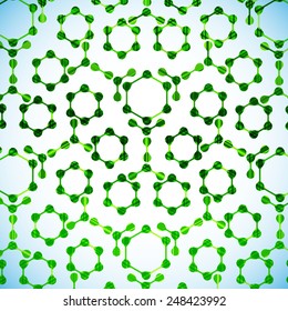 molecular structure, abstract background