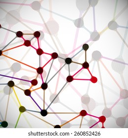 molecular structure, abstract background