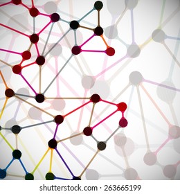 molecular structure, abstract background