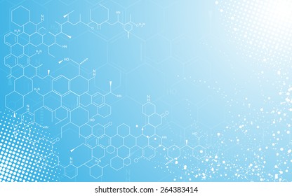 molecular structure abstract background