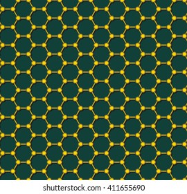 Molecular structure, atomic structure and science concept. Technology molecular sieve. Seamless Abstract background. Vector illustration