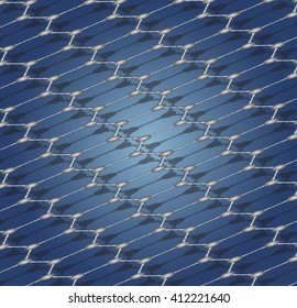 Molecular structure, atomic structure and science concept. Technology molecular sieve. Abstract background. Vector illustration