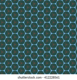 Molecular structure, atomic structure and science concept. Technology molecular sieve. Seamless Abstract background. Vector illustration