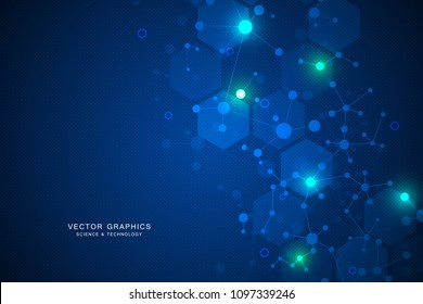 Molecular Structure Background. Genetic And Science Research