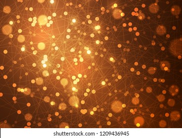 Molecular structure background.Medical abstract background . Glitter lights