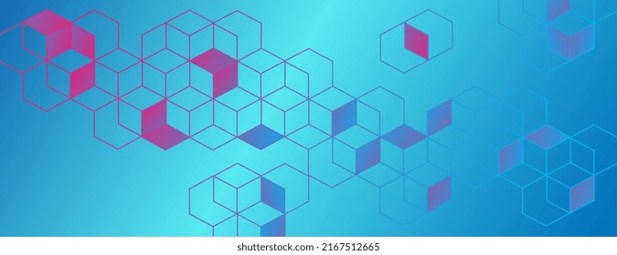 Molecular structure. Biotechnology presentation template vector background	