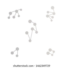 Molecular structure chemical atoms vector illustration
