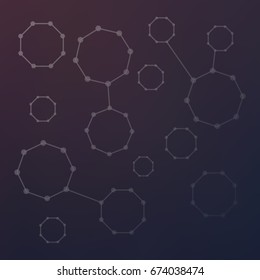 Molecular structure chemical scientific background