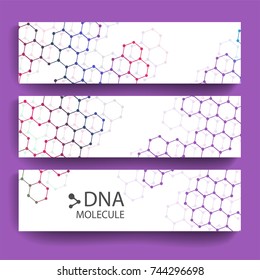 Molecular structure with connected points. Chemistry, technology, science, biology, neuron, atom, molekla. Scientific presentation for your company

