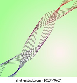 Molecular structure of DNA. DNA. Vector illustration.