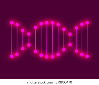 Molecular structure of DNA. DNA. Vector illustration.