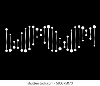 Molecular Structure Of DNA. DNA. Vector Illustration.