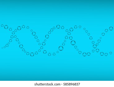 Molecular structure of DNA. DNA. Vector illustration.