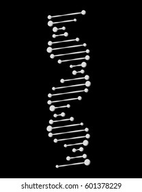 Molecular structure of DNA. DNA. Vector illustration.