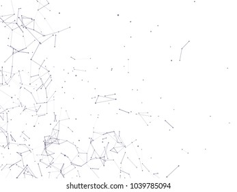 Molecular structure, Internet connection, abstract technology graphic background. Vector illustration
