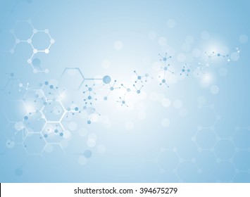  molecular structure medical background Illustrations