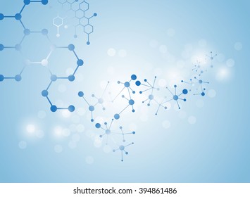  molecular structure medical background Illustrations