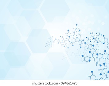  molecular structure medical background Illustrations