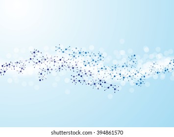  molecular structure medical background Illustrations