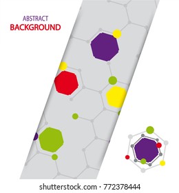 molecular structure medical background Illustrations