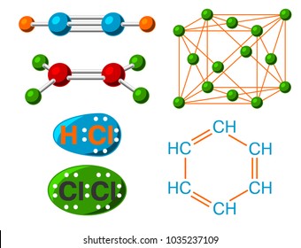 Molecular structure medical evolution life biotechnology microbiology formula vector illustration.