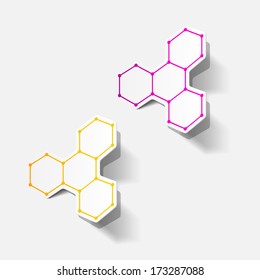 molecular structure, sticker