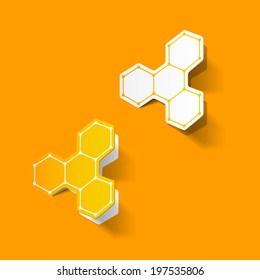 molecular structure, sticker