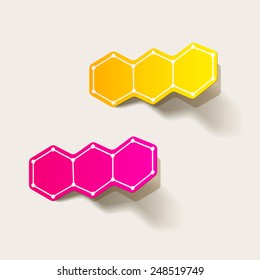 molecular structure, sticker
