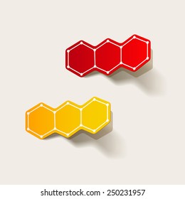 molecular structure, sticker