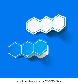 molecular structure, sticker