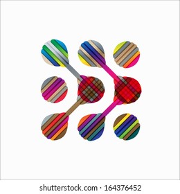 molecular structure, symbol