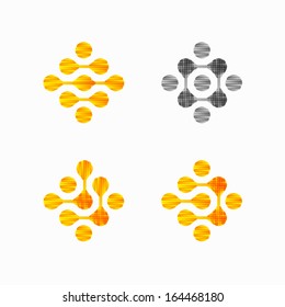molecular structure, symbol