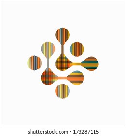 molecular structure, symbol