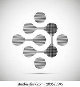 molecular structure, symbol