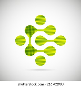 molecular structure, symbol