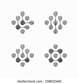 molecular structure, symbol