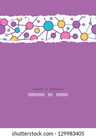 Molecular Structure Vertical Torn Seamless Pattern background
