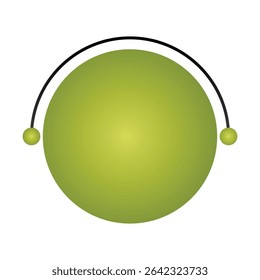 Molecular technology circle logo template for business and company