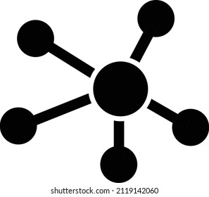 molecular vector, social network vector, science, technology, digital relations