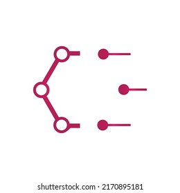 Molecule atom symbol logo template vector icon illustration